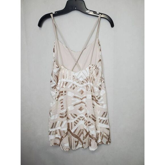 Show Me Your MuMu Revolve Criss Cross Applesauce Geometric Sequin Mini Dress - Picture 5 of 7